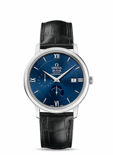 Omega De Ville Prestige Co-Axial 39.5 Power Reserve Stainless Steel / Blue 424.13.40.21.03.001 (42413402103001)